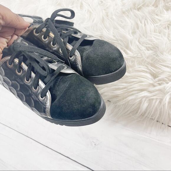 Aquatalia Women's Aida Weatherproof Black Platform Sneaker Lace‎ up Style Size 6 - Picture 7 of 9